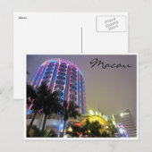 casino neonverlichting briefkaart (Voorkant / Achterkant)