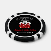 Casino Nevada Las Vegas Wedding Party Favoriet Poker Chips (Enkel)
