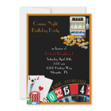 Casino Night Colorful Party