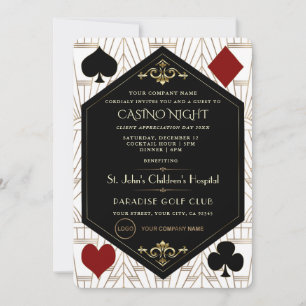Casino Night Company Klantwaardering Liefdadigheid Kaart