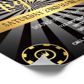 Casino Night fundraiser Poster (Hoek)