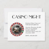 Casino Night Invitations Kaart (Voorkant)