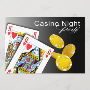 Casino Night Las Vegas Poker Party - zwart Kaart