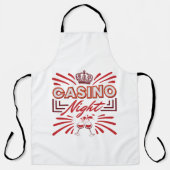 Casino Night Party Gambling Lover Schort (Voorkant)
