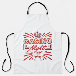 Casino Night Party Gambling Lover Schort