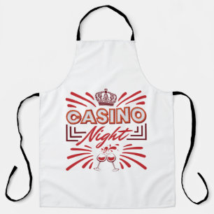 Casino Night Party Gambling Lover Schort