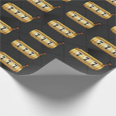 Casino Night Party Slot Machine Cadeaupapier (Hoek)