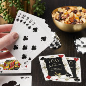 Casino Night Poker 100 en Fantastisch Verjaardagsf Pokerkaarten (Insitu)