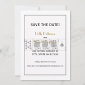 Casino Night Poker Royal Flush Schoppen Kaart (Achterkant)