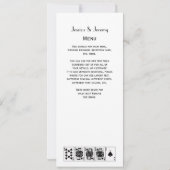 Casino Night Poker Royal Flush Schoppen Kaart (Achterkant)