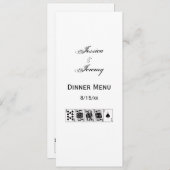 Casino Night Poker Royal Flush Schoppen Kaart (Voorkant / Achterkant)