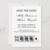 Casino Night Poker Royal Flush Schoppen Kaart (Voorkant)