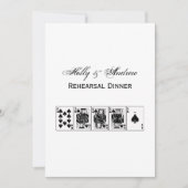 Casino Night Poker Royal Flush Schoppen Kaart (Voorkant)