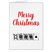 Casino Night Poker Royal Straight Flush Kerstmis (Voorkant)