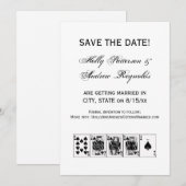 Casino Night Poker Royal Straight Flush Spades Kaart (Voorkant / Achterkant)