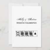 Casino Night Poker Royal Straight Flush Spades Kaart (Voorkant)