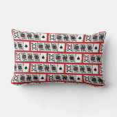 Casino Night Poker Royal Straight Flush Spades Kussen (Achterkant)