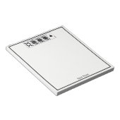 Casino Night Poker Royal Straight Flush Spades Notitieblok (Schuin)