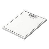 Casino Night Poker Royal Straight Flush Spades Notitieblok (Linkerzijde)