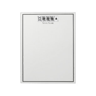 Casino Night Poker Royal Straight Flush Spades Notitieblok