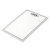 Casino Night Poker Royal Straight Flush Spades Notitieblok (Schuin)