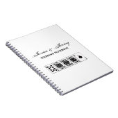 Casino Night Poker Royal Straight Flush Spades Notitieboek (Rechterzijde)