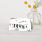 Casino Night Poker Royal Straight Flush Spades Plaatskaartje (Voorkant)