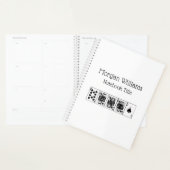 Casino Night Poker Royal Straight Flush Spades Planner (Display)