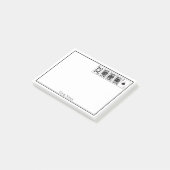 Casino Night Poker Royal Straight Flush Spades Post-it® Notes (Schuin)
