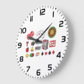 Casino Night Slot Machine Poker Lucky 7s Grote Klok (Hoek)