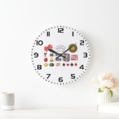 Casino Night Slot Machine Poker Lucky 7s Grote Klok (Huis)