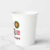 Casino Night Slot Machine Poker Lucky 7s Papieren Bekers (Links)