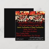 Casino of Las Vegas Wedding Invite Kaart (Voorkant / Achterkant)
