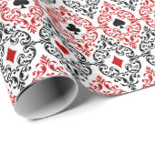 Casino of pokerfeest cadeaupapier (Rol Hoek)