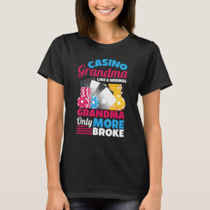 Casino Oma Gokken Grafisch T-shirt