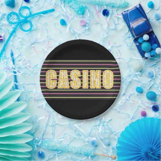 Casino Papieren Bordje (Feest)