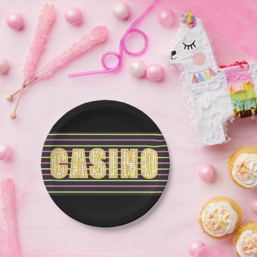 Casino Papieren Bordje (Feest)