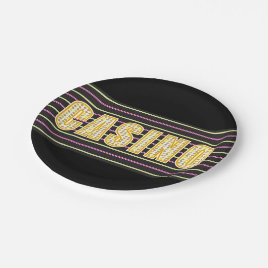 Casino Papieren Bordje (Gekanteld)