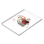 casino - partij ,  poker notitieboek (Linkerzijde)