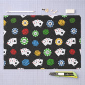 Casino-partijpatroon Gambling tissuepapier (Craft)