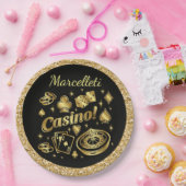 Casino Party Goederen Papieren Bordje (Feest)