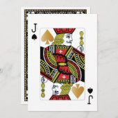 Casino Party Speling Kaart 12 (Voorkant / Achterkant)