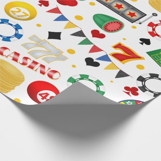 Casino Pattern Cadeaupapier (Hoek)