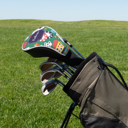 Casino Pattern Golfheadcover (Insitu)