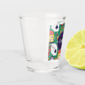 Casino Pattern Shot Glas (Links)