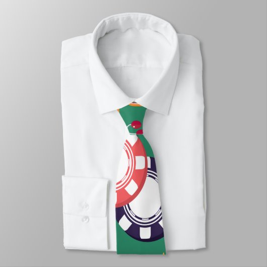 Casino Pattern Stropdas (Gebonden)