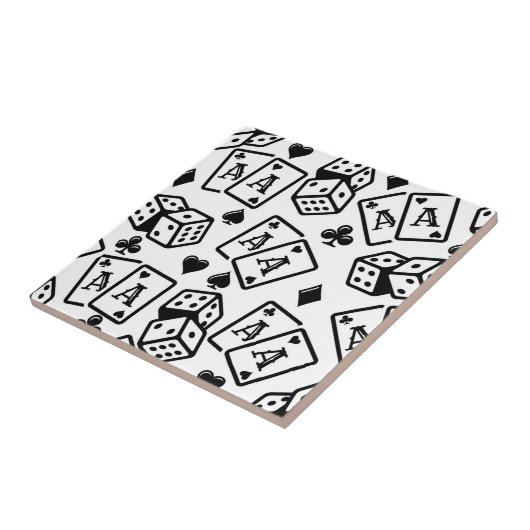 Casino Pattern Tegeltje (Zijkant)