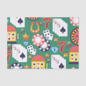 Casino Pattern Tissuepapier (Voorkant)