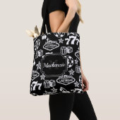 Casino Pattern Tote Bag (Dichtbij)
