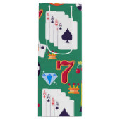 Casino Pattern Wijn Cadeautas (Voorkant)